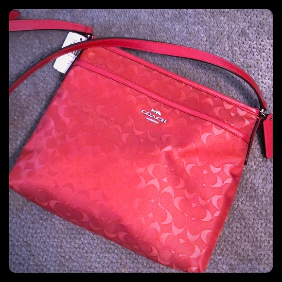 Coach Handbags - SOLD!!! ❤️ Coach NWT Red crossbody